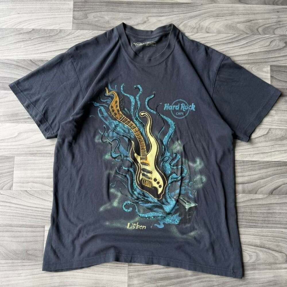 Hard Rock Cafe Lisbon Guitar Graphic Tee